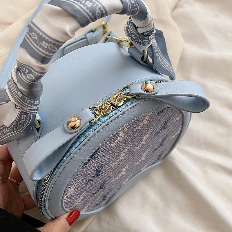 Túi Xách Tròn Nhỏ Thiết Kế Tinh Tế Thời Trang Xuân Hè Phong Cách Ngoại Quốc Dành Cho Nữ