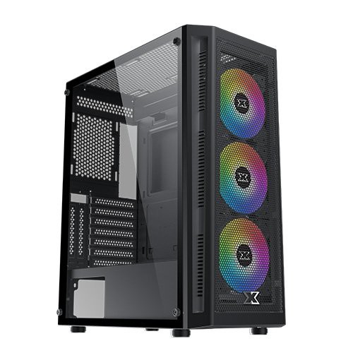 Vỏ Case(vỏ máy tính) Xigmatek Master X 3FX - 3 Fan RGB Lắp Sẵn - Mới Chính Hãng Mai Hoàng