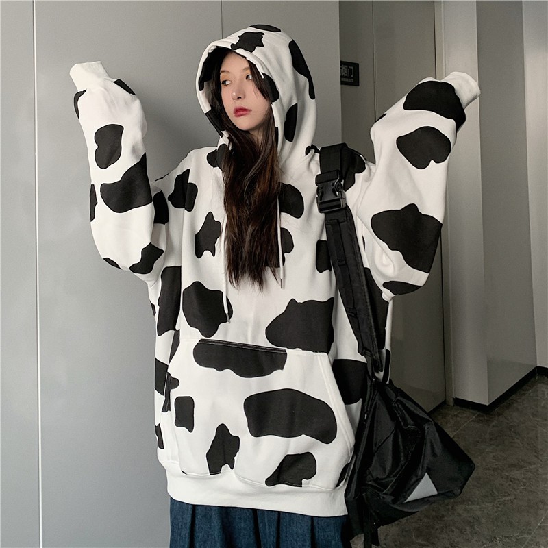 (ảnh thật ở cuối) Áo Hoodie BÒ SỮA Unisex 2 màu | BigBuy360 - bigbuy360.vn