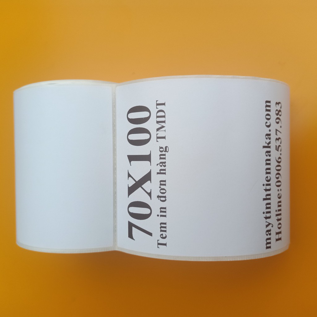 Tem nhiệt 70x100 - DECAL nhiệt 7x10cm in nhãn, in vận đơn - giấy A7 in tem đơn hàng