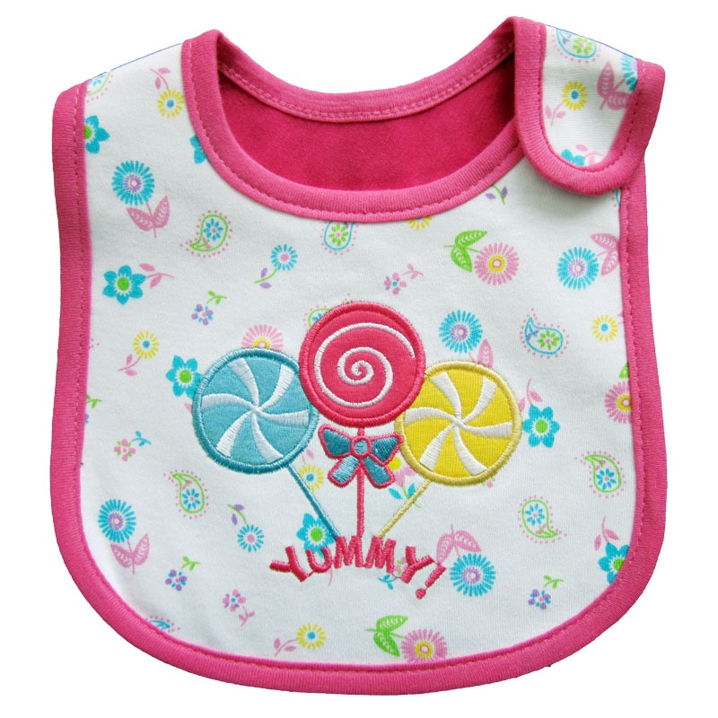 Yếm Ăn Vải Cotton Chống Thấm Nước Tiện Dụng Cho Bé