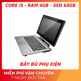 Máy Tính Bảng Laptop 2 Trong 1 - Fujitsu Stylistic Q702 - i5 Ram 4GB
