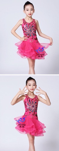 Đầm khiêu vũ dance bé gái