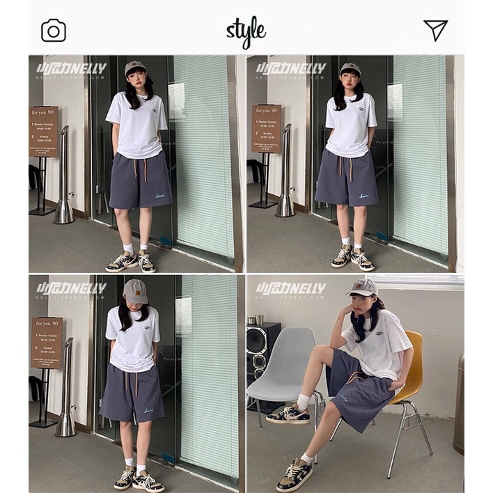 Quần đùi nelly nỉ sale (có sẵn) smokingood