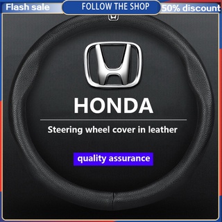 Vỏ bọc vô lăng bằng da cao cấp cho xe hơi honda city/civic/crv accord/jazz/hrv/crz