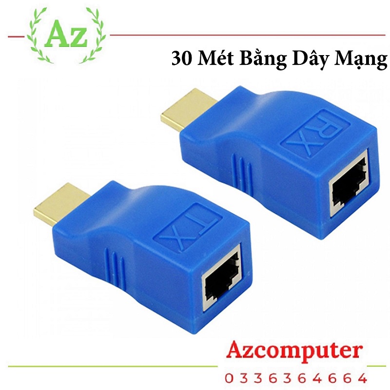 ĐẦU CHUYỂN HD EXTENDER 30M ĐẦU NỐI DÀI HDMI BẰNG DÂY LAN