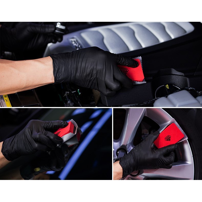 Bộ 10 khăn lau phủ nano SGCB Coating Towel 10x10cm SGO094 DUCTHANHAUTO