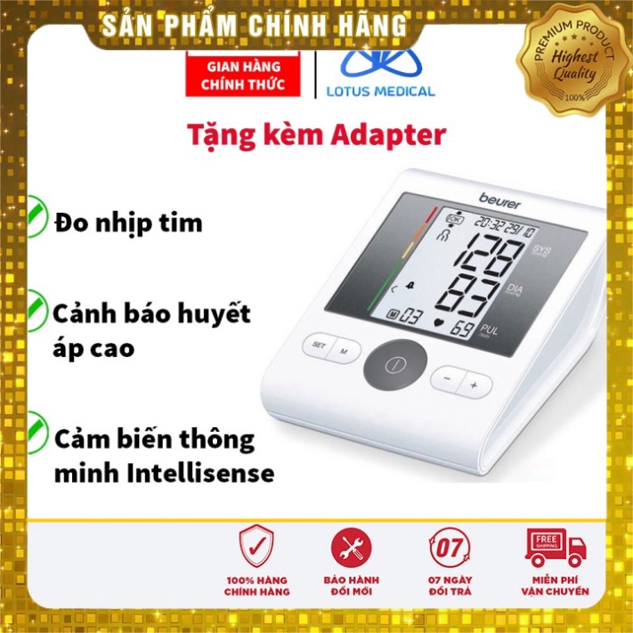 [Chính hãng] Máy đo huyết áp bắp tay BEURER BM28 – Máy đo huyết áp bắp tay tự động