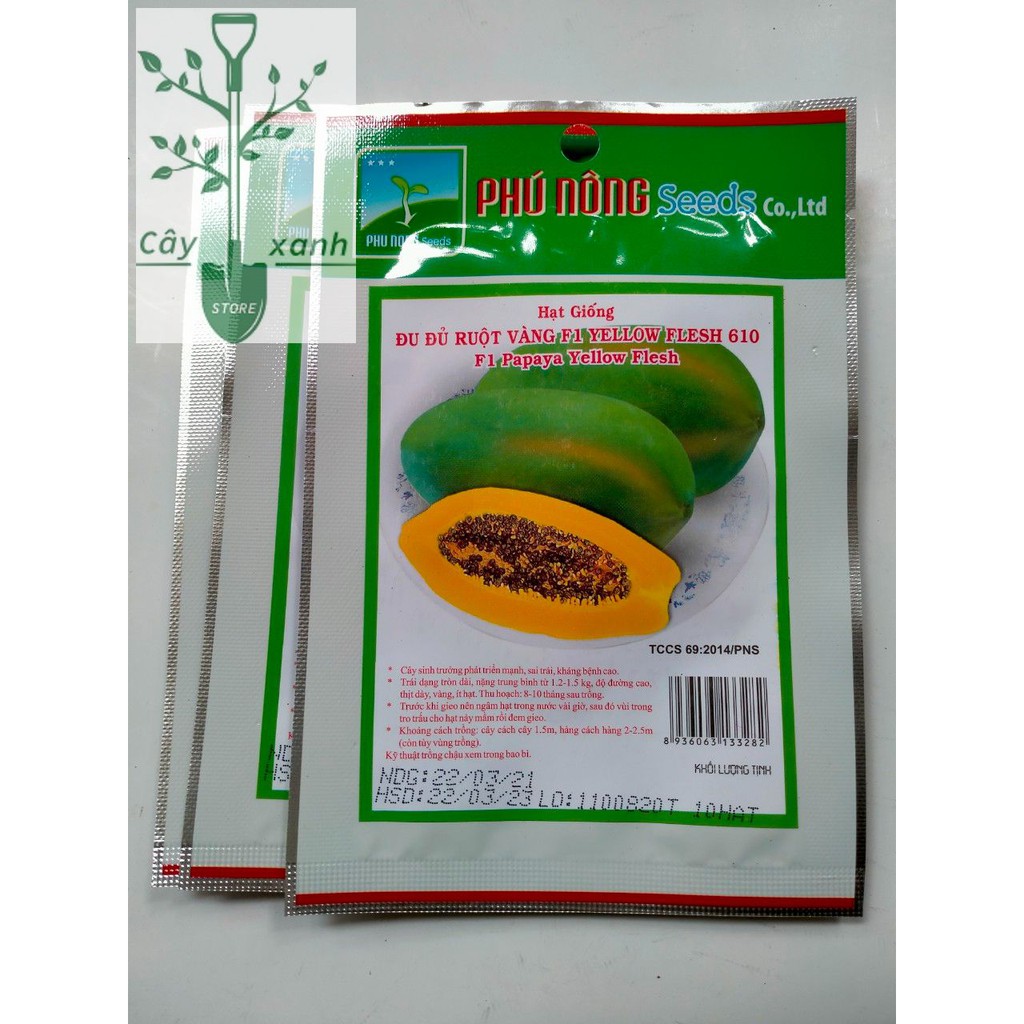 Đu Đủ Ruột Vàng F1 - Phú Nông Seeds