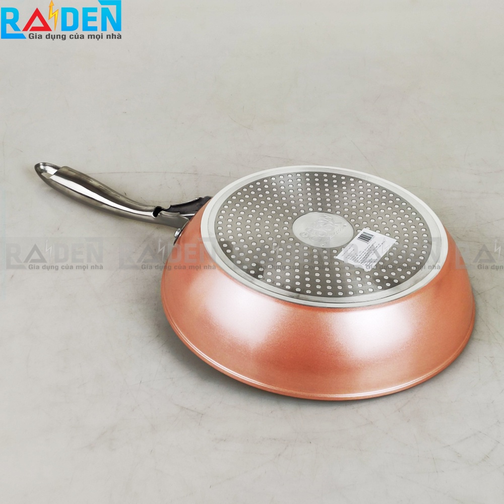 [Chính hãng] Chảo chống dính vân đá hoa cương Greencook GCP08 sử dụng được bếp ga, bếp hồng ngoại, bếp từ