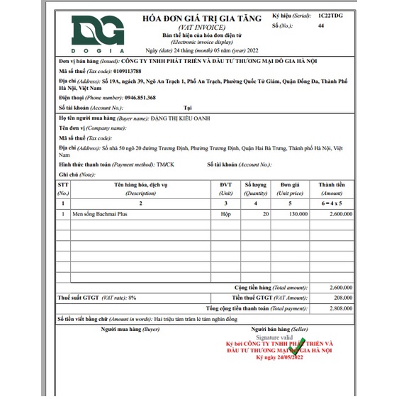 Men sống Bạch Mai Plus hộp 15 ống cho bé (date 2026)