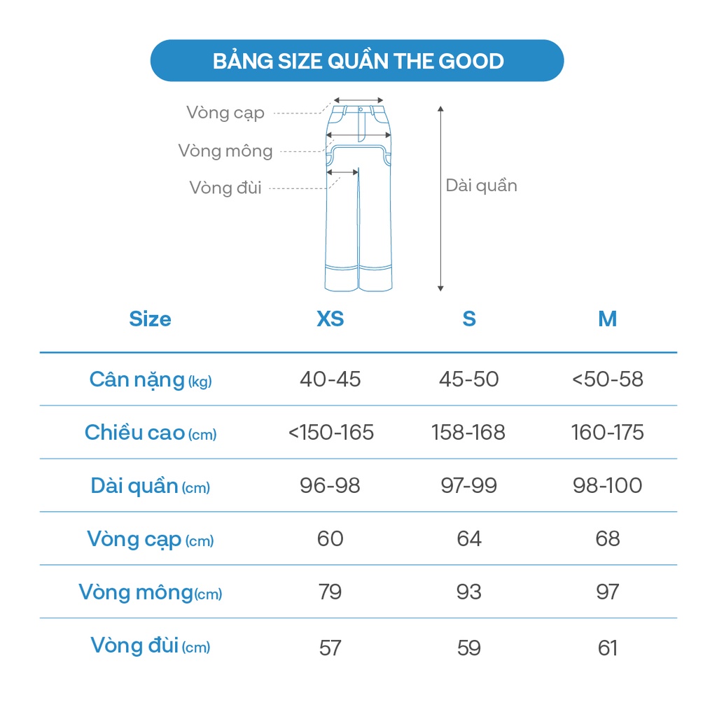 Quần Suông Phối Vải Cutout Đùi The Good/ Blaise Trousers