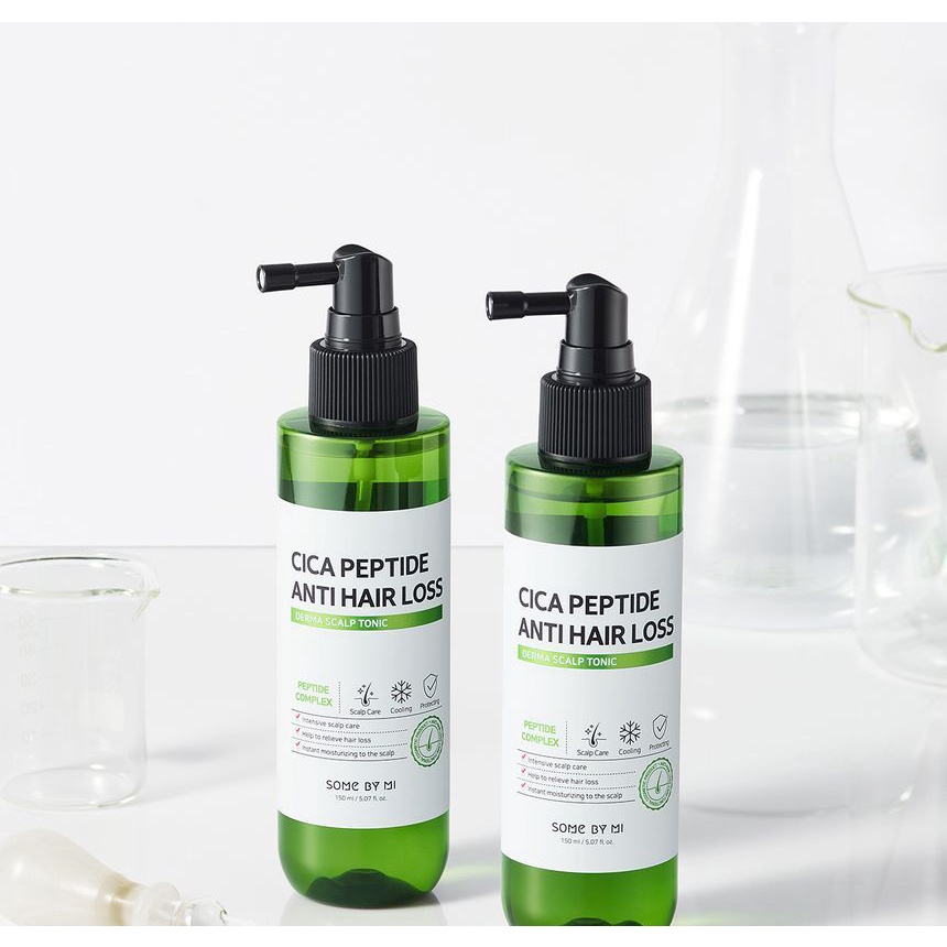 Some By Mi Xịt dưỡng tóc Cica Peptide Anti Hair Loss Derma Scalp Tonic 150ml