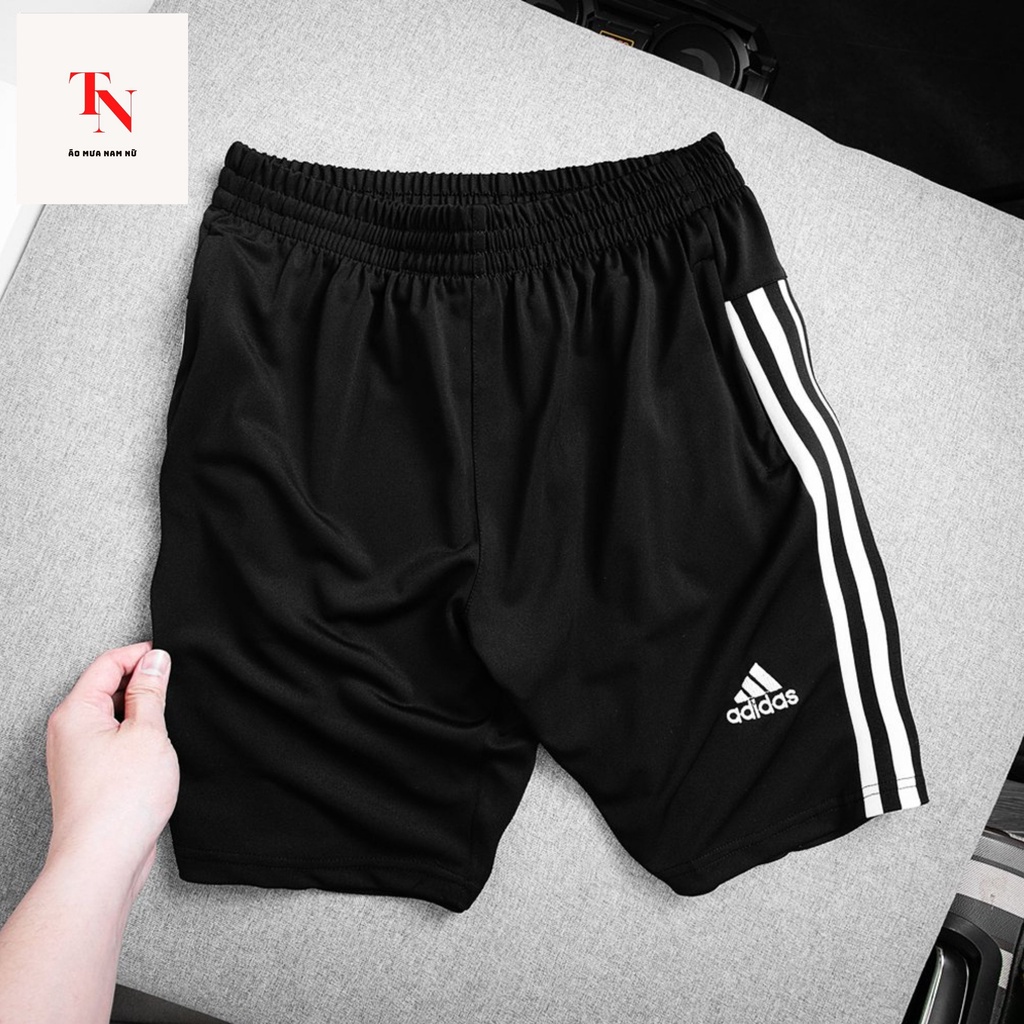 Đồ bộ nam cao cấp, bộ thể thao nam  Adidas chất cotton cộc tay cổ tròn thoáng mát, thấm hút nhanh H02 - Tình Ngọc Store