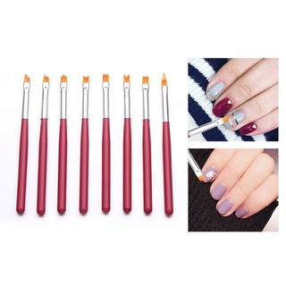 set cọ vẽ nail set cọ vẽ 8 cây