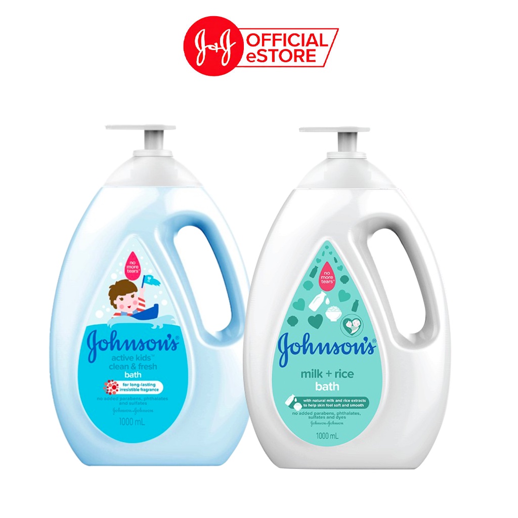 Bộ 2 chai Sữa tắm Johnson's Baby 1000ml x 2