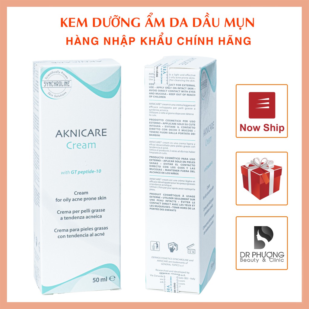 Aknicare Cream dưỡng ẩm cho da mụn