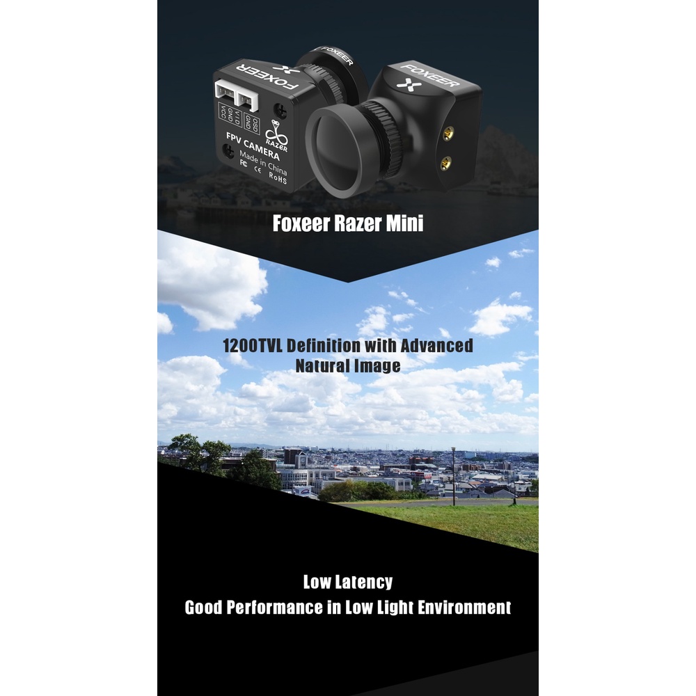 Camera Mini HD 5MP 2.1mm M12 Lens 1200TVL FPV 4:3/16:9 NTSC/PAL Có Thể Điều Chỉnh 4M