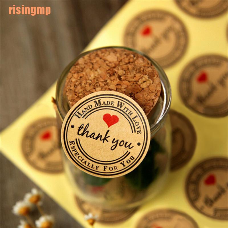 Set 12 / 60 / 120 Sticker In Chữ Thank You 38mm