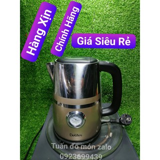 {follow-500k} Bình đun siêu tốc Delites 1.7 lít ST17S04 (hàng chính hãng đã dùng )