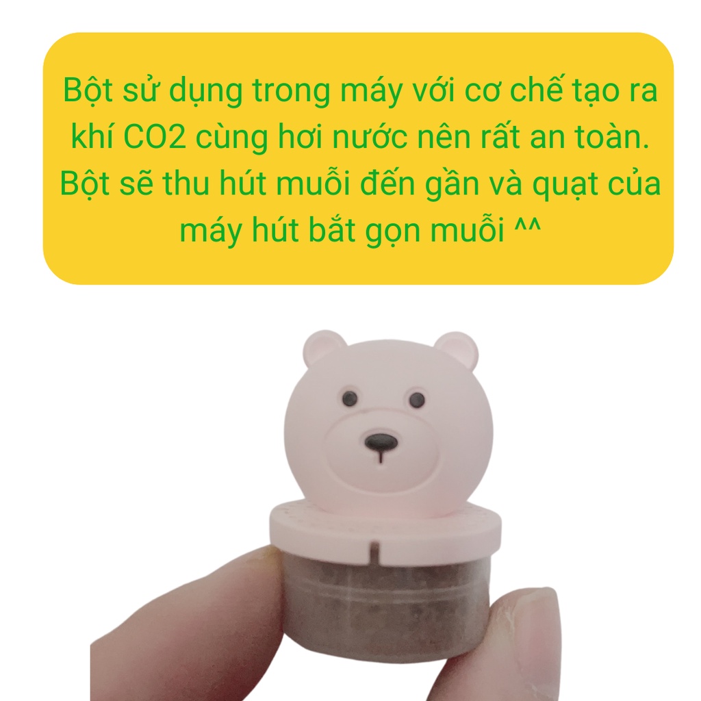 Bột thu hút muỗi dùng kèm máy bắt muỗi - An toàn tiện lợi