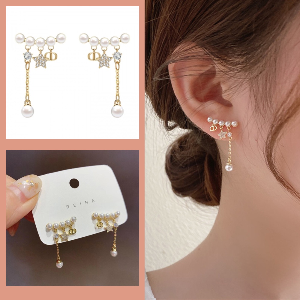 Đôi khuyên tai thiết kế tinh tế thời trang cho nữ