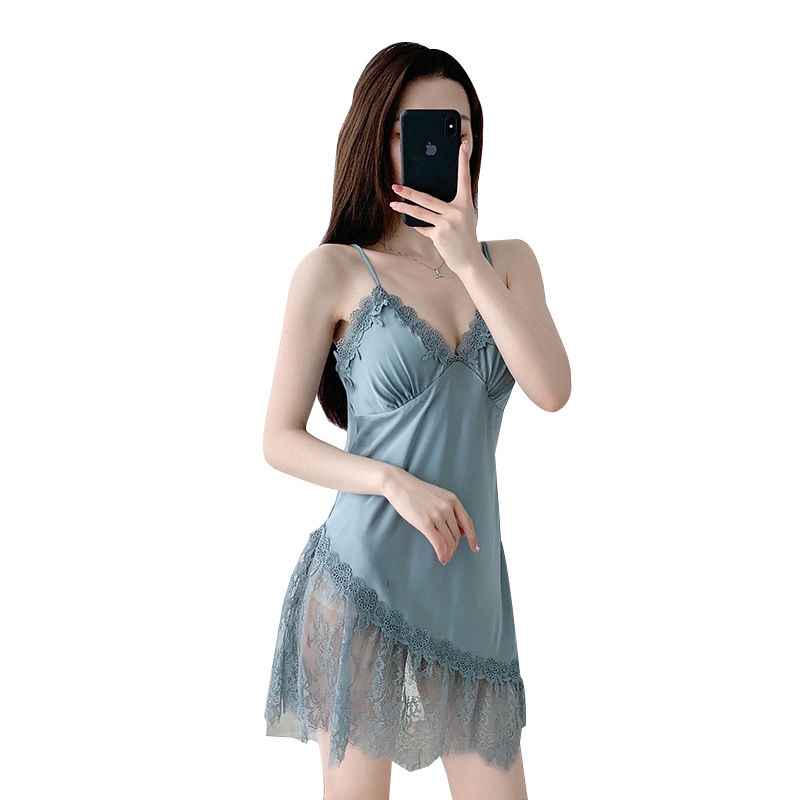 Đầm Ngủ Phối Ren Quyến Rũ Cho Nữ