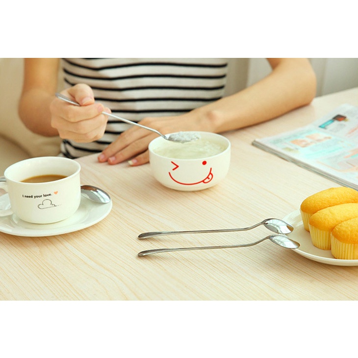 Thìa Inox Cán Dài, Thìa cafe - Muỗng inox cán dài, muỗng cafe inox 304 cao cấp