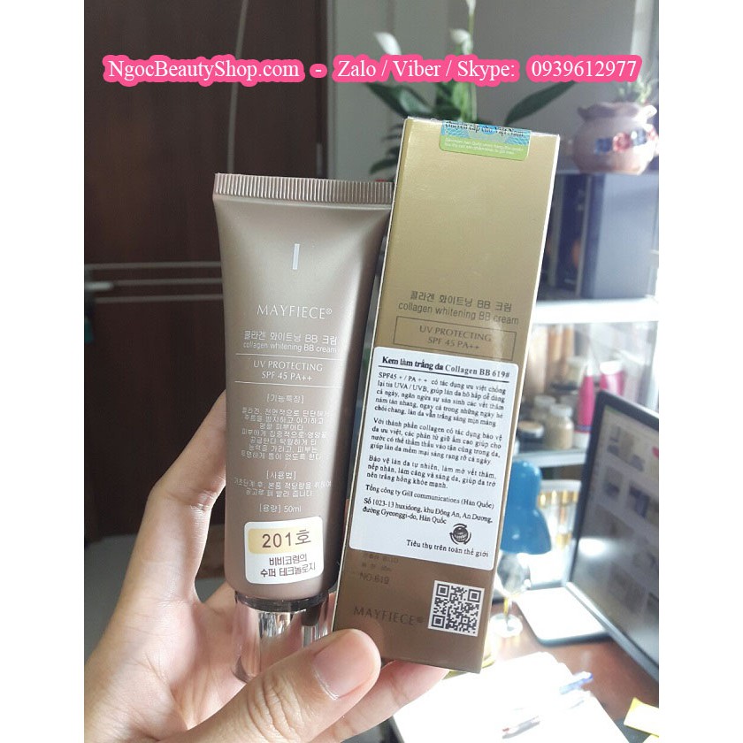 Kem nền BB Collagen Mayfiece Hàn Quốc