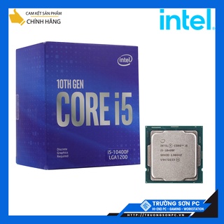 Mua CPU Intel Core i5 10400F (2.9GHz turbo up to 4.3Ghz  6 Cores 12 Threads  12MB Cache  65W) | Full Box Nhập Khẩu