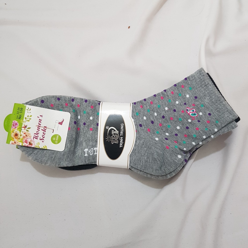 Tất Nữ Cổ cao Trịnh Trung - Họa Tiết Chấm