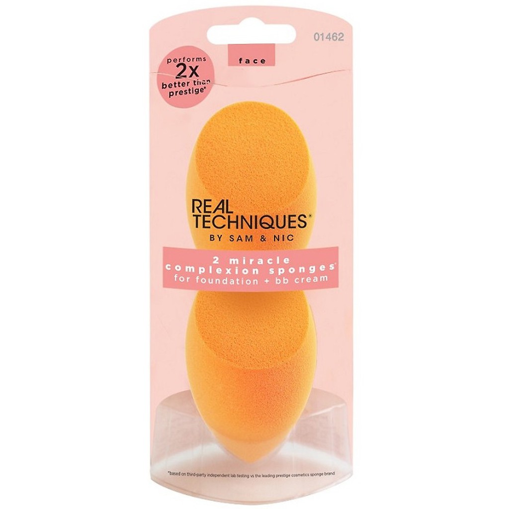 Mút Tán Nền Real Techniques 2 Miracle Complexion Sponge 2 Cái