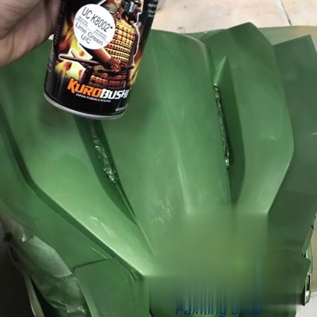 Sơn xịt Samurai màu NỀN Xanh Lá Tươi - UCY8002 (400ml) , Dầu nhớt 20