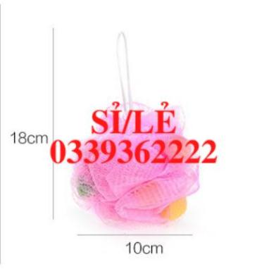 [ HAIANHSHOP ] Bông tắm size 10*10cm (18cm tính cả chiều dài dây) Duashop &gt;