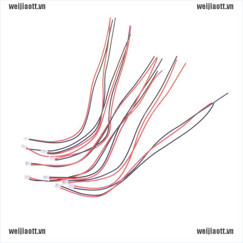 Set 10 Dây Cáp Mini Wejt 2.0mm Jst 2-pin Male 200mm