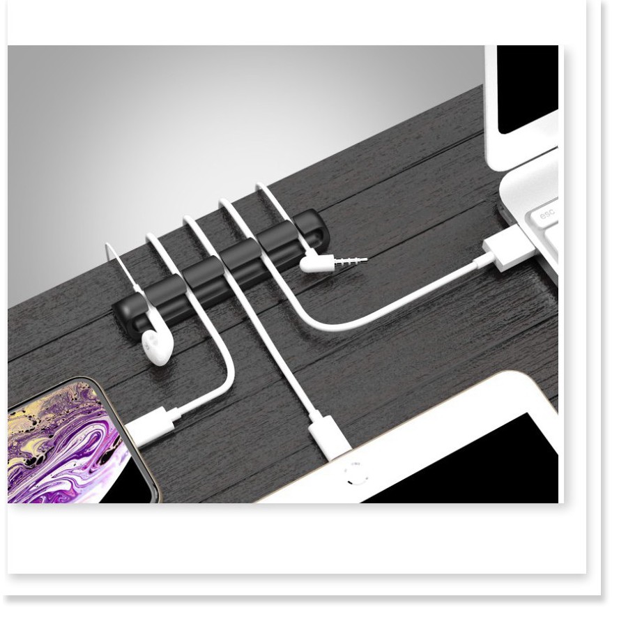 Cố Định Dây Điện 💕SALE💕 Dụng cụ silicon giúp cố định 3 đầu dây sạc, dây điện CM-03 9464 | WebRaoVat - webraovat.net.vn