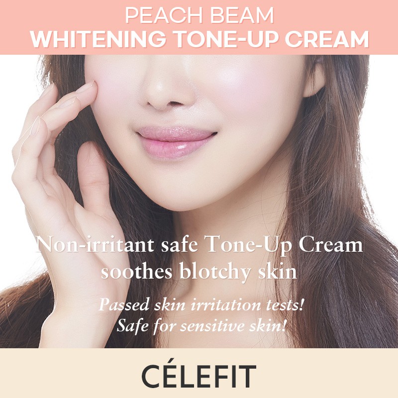 Kem dưỡng trắng nâng tông da CELEFIT PEACH BEAM TONE - UP CREAM