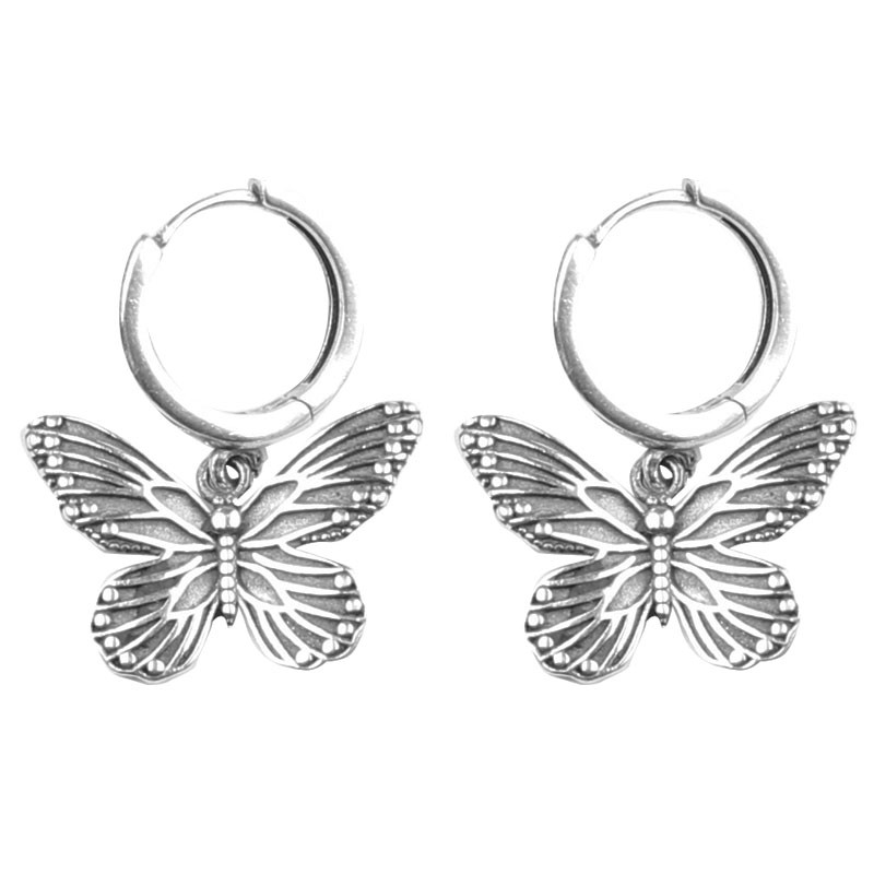 Khuyên Tai Hình Bướm Phong Cách Retro Cá Tính