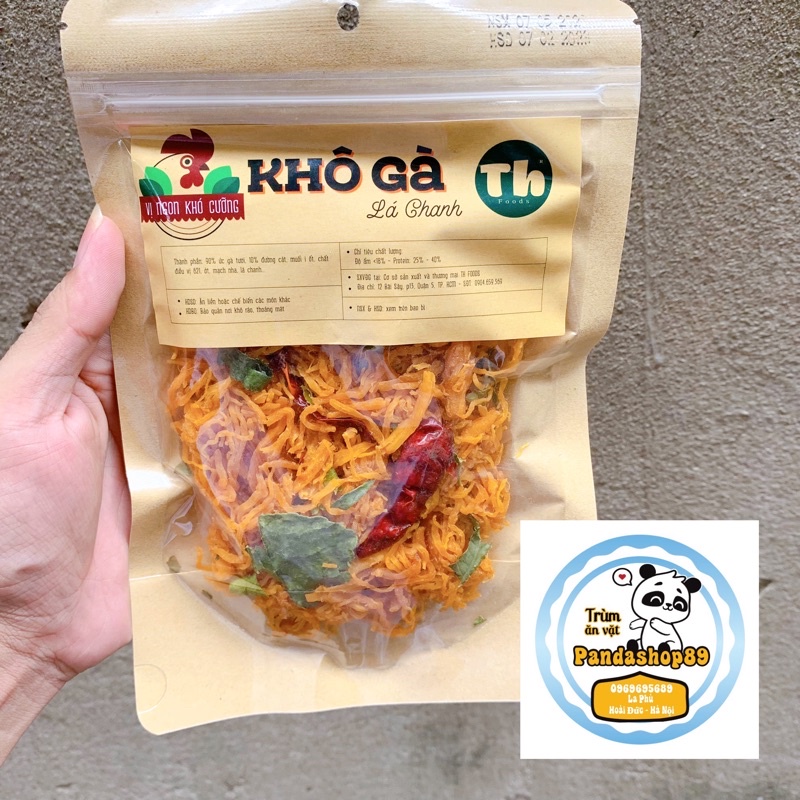 Khô gà lá chanh túi giấy xịn sò