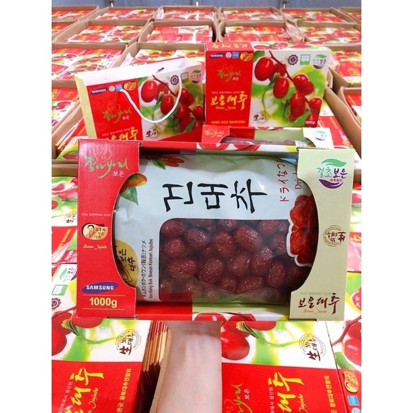 Táo Đỏ Sấy Khô Hàn Quốc L1, Hộp 1kg