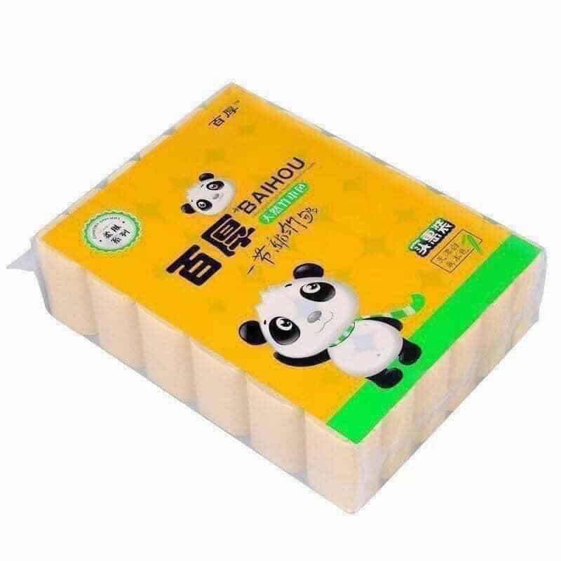 Giấy Vệ Sinh Bột Than Tre Sipao 4 Lớp, Không Lõi, An Toàn