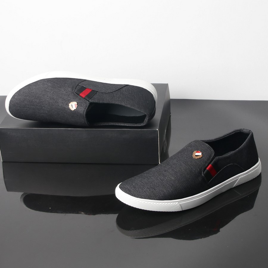 Giày lười vải nam GauNau GN214 3 màu bền đẹp, Giày lười trung niên