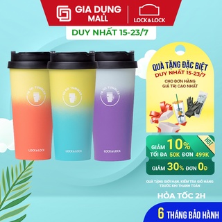 Ly Giữ Nhiệt Bằng Thép Không Gỉ Lock&Lock Clip Tumbler 540ml LHC4151 kèm ống hút - giadungmall
