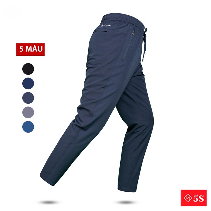 Quần Thể Thao Nam 5S (5 màu), Chất Liệu Vải Gió Cao Cấp, Dáng Suông Thể Thao, Lưng Chun Thoải Mái (04)