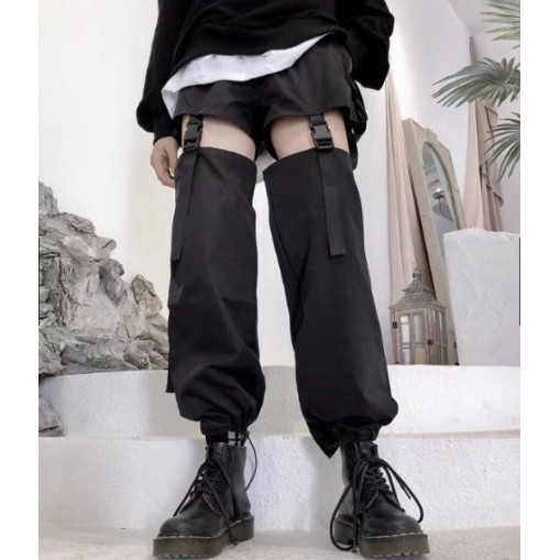 Quần Lisa Black Pink hở 2 bên đùi ( size  S - 3XL ) tương ứng 30kg - 100kg