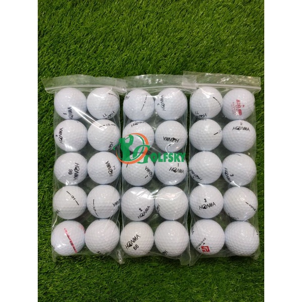 Bóng golf cũ thương hiệu Honma - Used golf ball - Cam kết chất lượng chuẩn