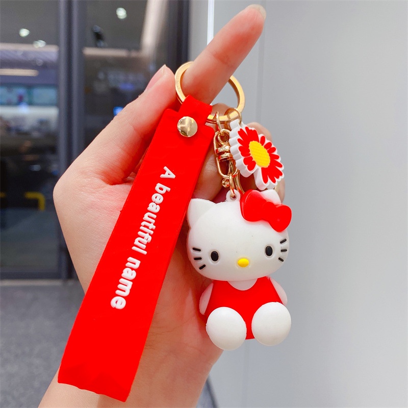 KT Móc Chìa Khóa Túi Mặt Dây Chuyền Chìa Khóa Mặt Dây Chuyền Dễ Thương Trang Trí Cặp Đôi Mặt Dây Chuyền Xe Móc Khóa Trẻ Em Quà Tặng Sinh Nhật quà lưu niệm