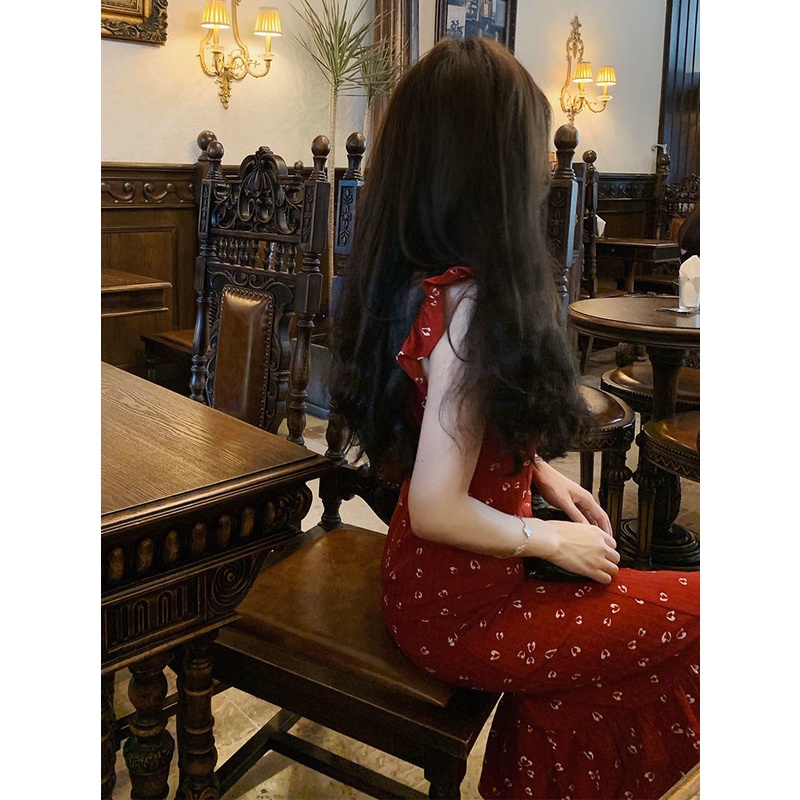 Đầm Hoa Dáng Ôm Xẻ Tà Thời Trang Pháp Quý Phái Dành Cho Nữ