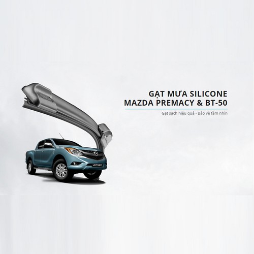 Gạt Mưa Ô tô Xe MAZDA BT50 ( 24 ,16) - chân gài - gạt nước siêu sạch, quét nước nhẹ nhàng