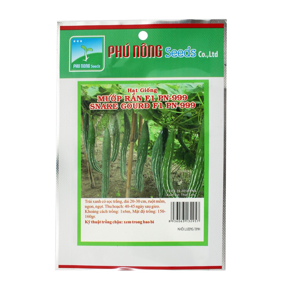 Hạt giống Mướp rắn - Gói 2g PHÚ NÔNG - Nảy Mầm Nhanh Sinh Trưởng Mạnh - VTNN Nông Điền Trang